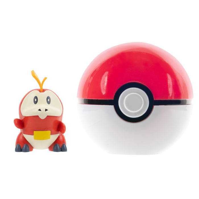Pokémon Clip ‘N’ Go Fuecoco and Poké Ball - Includes 2-Inch Battle Figure and Poké Ball Accessory