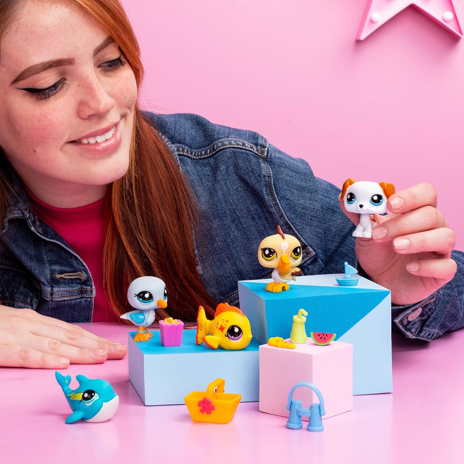 Littlest Pet Shop Zestaw Plaża 5 figurek