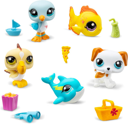Littlest Pet Shop Zestaw Plaża 5 figurek