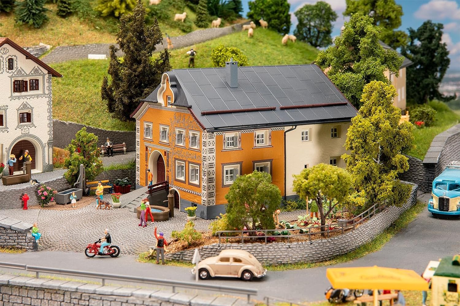 Faller - 1/87 TRADITIONEEL ENGADINER HUIS (4/24) *