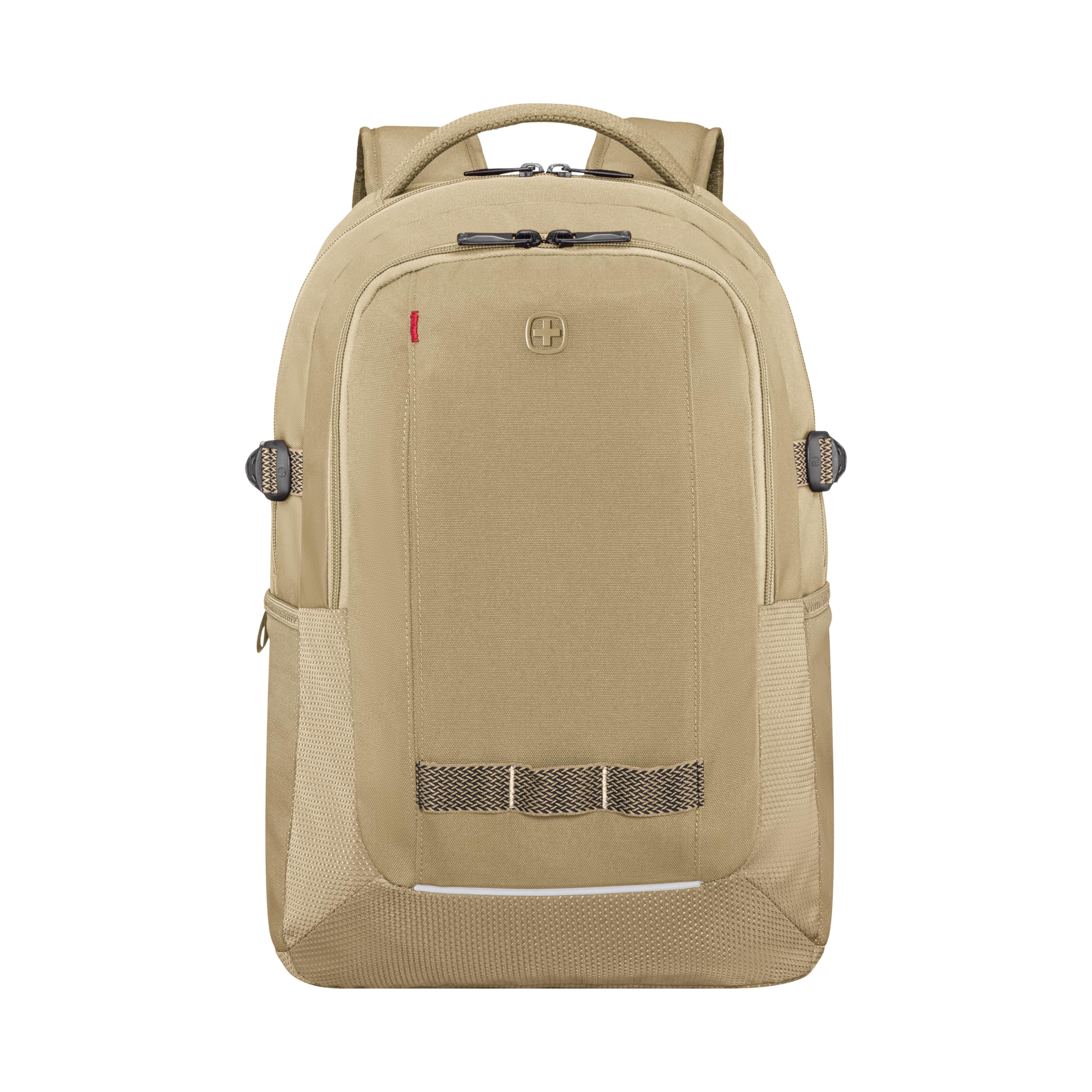 Wenger Ryde 653185 Laptop Backpack with Tablet Compartment, Notebook up to 16 Inches, Tablet up to 10 Inches, Organiser, 26 L, Women Men, Office, Business, Travel, University, Cream, Sustainable,