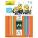 Multiprint Blister 2 Stamps for Kids Minions 2, 100% Made in Italy, Personalized Stamps for Children, in Wood and Natural Rubber, Non-toxic Washable Ink, Gift Idea, art.26896