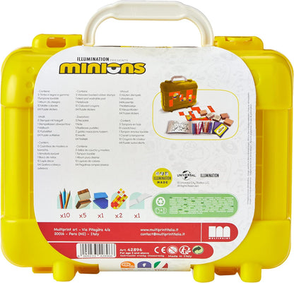 Multiprint - Minions Reis Stempel- en Kleurkoffer
