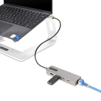 USB-C Hub Startech 10G2A1C25EPD-USB-HUB Grey