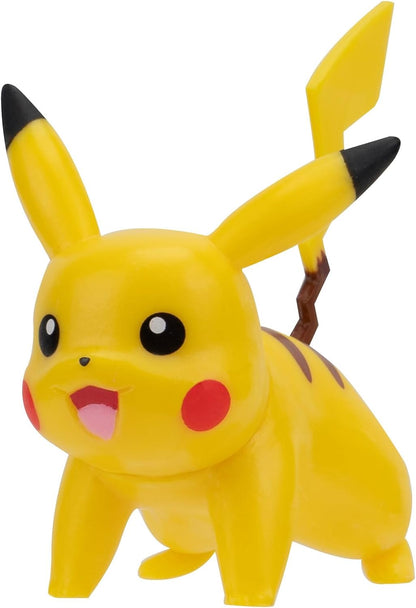 Pokémon Battle Figure 3 Pack - Features 2-Inch Pikachu and Machop and 3-Inch Alolan Muk Battle Figures