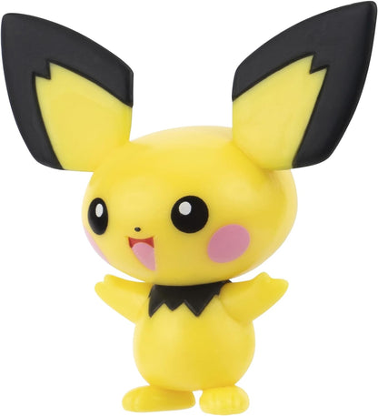 Pokémon Clip 'N' Go Belt Set - Includes Themed Belt and 2-Inch Pichu Battle Figure with Poké Ball and Quick Ball Accessories