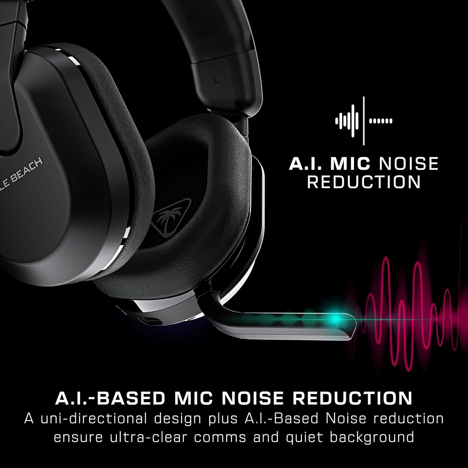 Turtle Beach Stealth 600 Negro PC Auriculares de Juego Inalámbricos con 80hr Batería, Altavoces de 50 mm y Bluetooth para PC, PS5, PS4 y Mobile