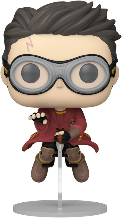 Funko POP! Movies: Harry Potter Prisoner Of Azkaban - Harry With Broom - (Quidditch) - Collectable Vinyl Figure - Gift Idea - Official Merchandise - Toys for Kids & Adults - Movies Fans