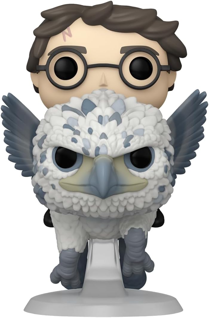 Funko POP! Rides Deluxe: Harry Potter Prisoner Of Azkaban - Harry & Buckbeak - Collectable Vinyl Figure - Gift Idea - Official Merchandise - Toys for Kids & Adults - Movies Fans