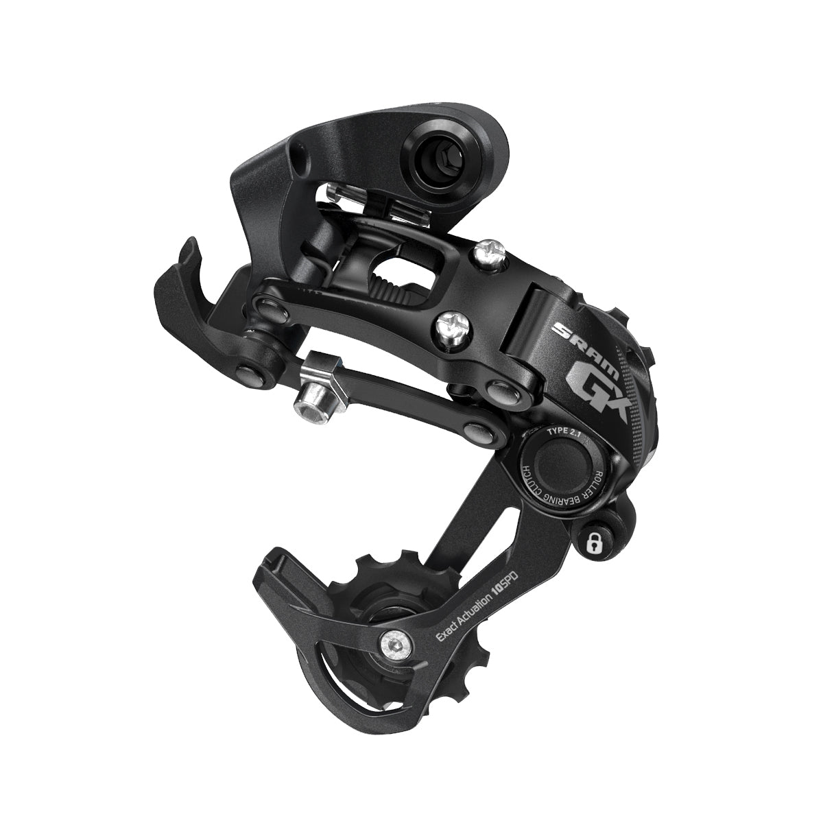 SRAM Rear Derailleur GX Type 2.1 10-Speed Black Black 10Speed Short