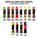 Torq Gel Taster Pack - 12 Flavours [8 Regular/4 Natural Caffeine]:
