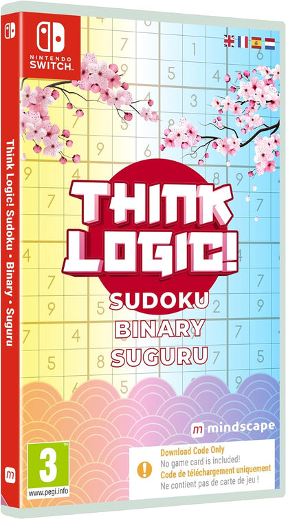 Think Logic! Sudoku - Binary - Suguru (Code in a Box) (Nintendo Switch