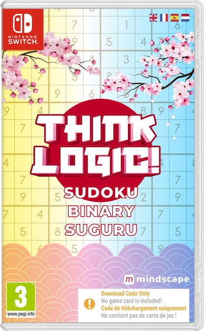 Think Logic! Sudoku - Binary - Suguru (Code in a Box) (Nintendo Switch