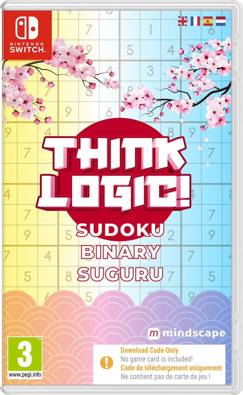 Think Logic! Sudoku - Binary - Suguru (Code in a Box) (Nintendo Switch