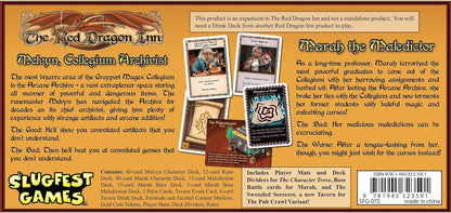 Slugfest Games: The Red Dragon Inn Allies: Melvyn vs Marah - Expansion, Strategy Board Game, 2 Character Expansions, Ages 13+, 2-6 Players, 30+ Min