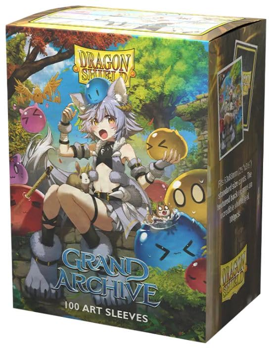 Dragon Shield Sleeves Limited Edition: Matte Art: Grand Archive: Silvie 100CT - Card Sleeves - Smooth & Tough - Compatible with Pokémon & Magic The Gathering & Digimon MTG TCG OCG & Hockey Cards