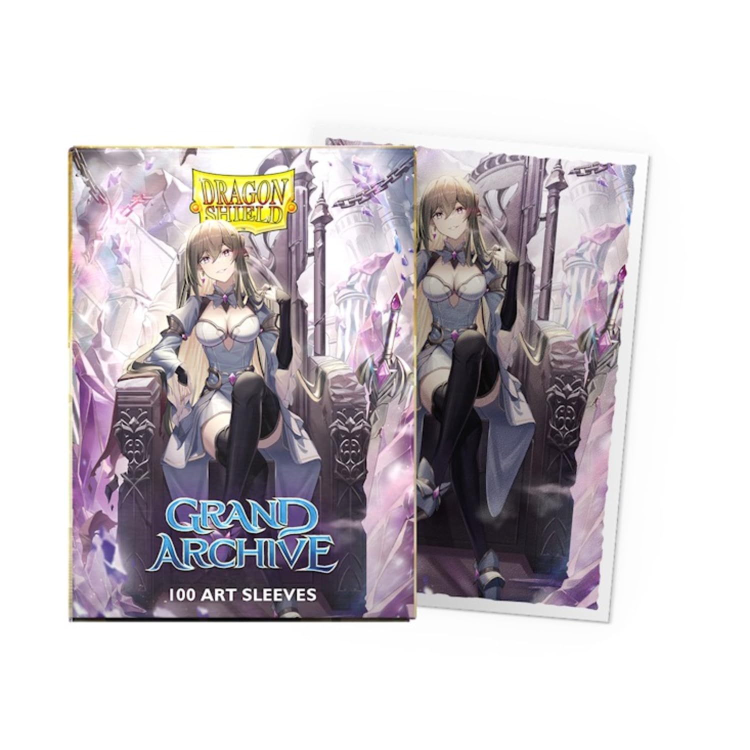 Dragon Shield Sleeves Limited Edition: Matte Art: Grand Archive: Merlin 100CT - Card Sleeves - Smooth & Tough - Compatible with Pok mon & Magic The Gathering & Digimon MTG TCG OCG & Hockey Cards