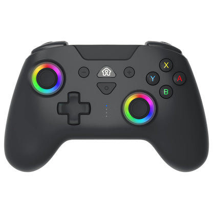 Subsonic – Wireless controller for Switch and Switch Oled – Gamepad bluetooth controller with LED, vibrations ant 6 axis gyro - Black