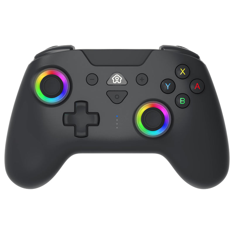 Subsonic – Wireless controller for Switch and Switch Oled – Gamepad bluetooth controller with LED, vibrations ant 6 axis gyro - Black