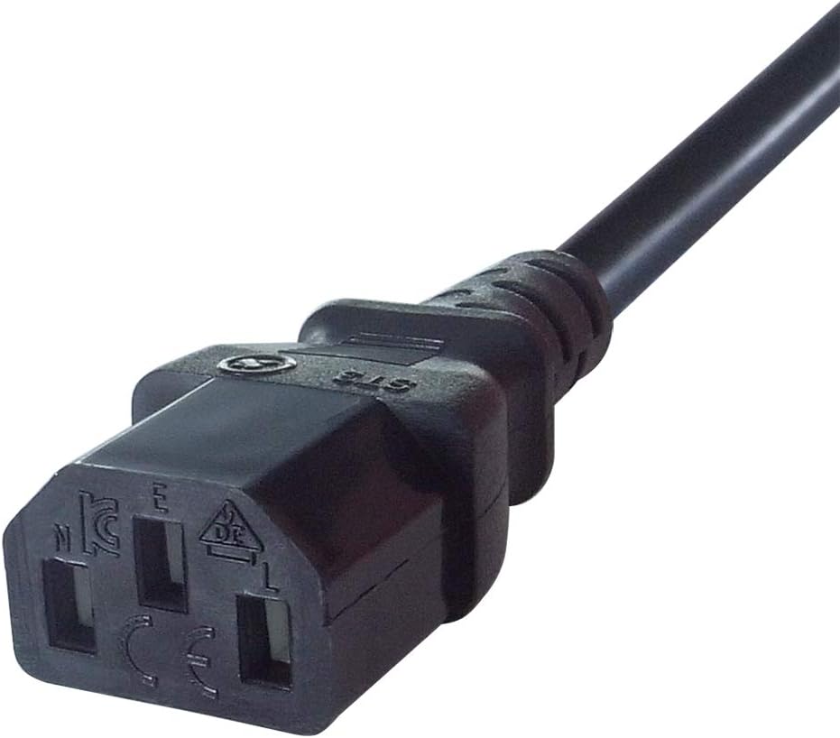 Connekt Gear 1.8m UK Mains Power Cable UK Plug to C13 Socket