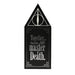 Harry Potter Dark Arts Holzschild, leuchtet im Dunkeln, Heiligtümer des Todes