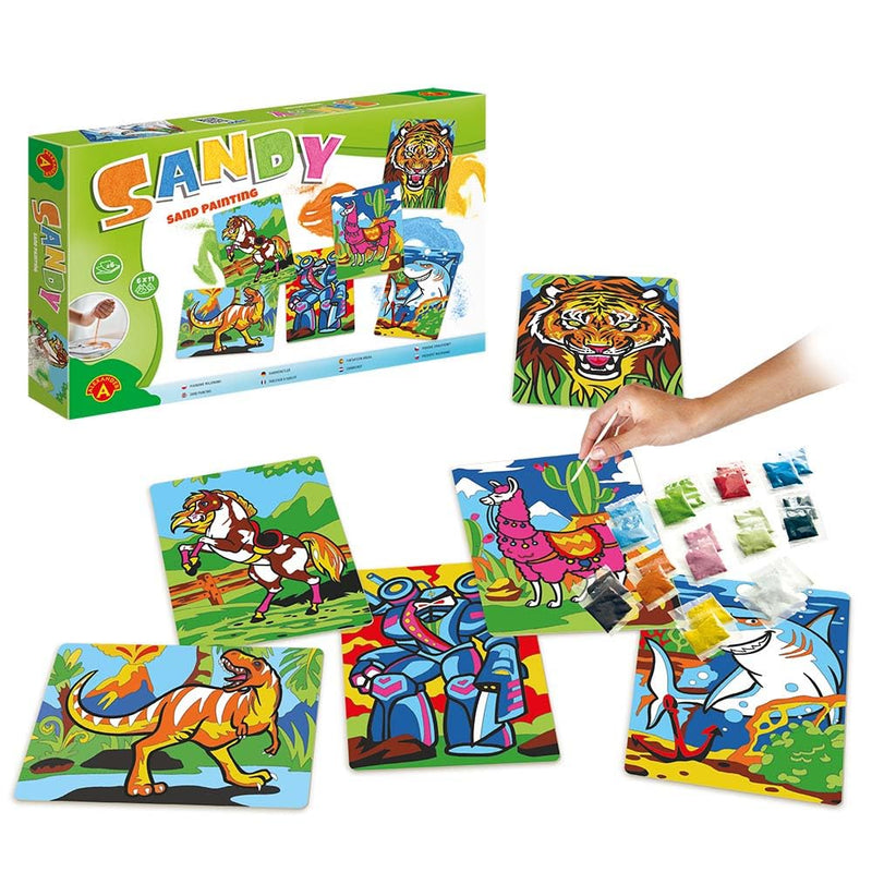 Selecta - Zandkunst Knutselen Mega Pack (66 zakjes knutselzand)