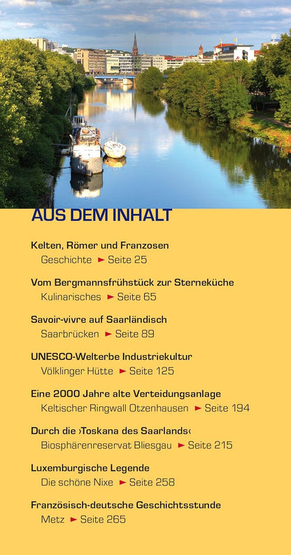 Reiseführer Saarland: Mit Ausflügen nach Luxemburg und Lothringen (Trescher-Reiseführer)