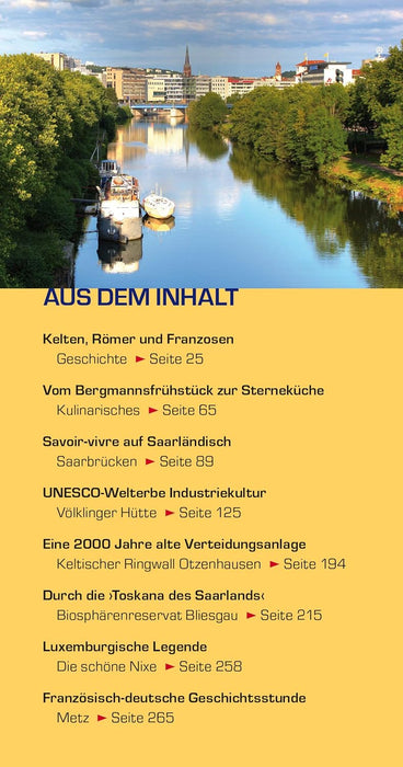 Reiseführer Saarland: Mit Ausflügen nach Luxemburg und Lothringen (Trescher-Reiseführer)