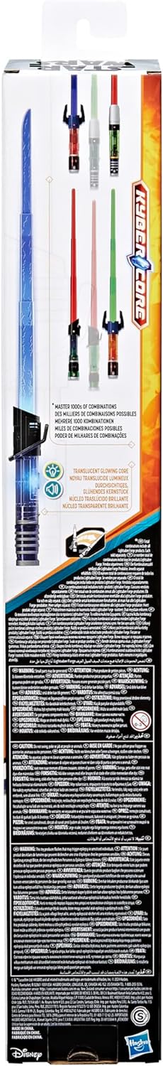 Star Wars Lightsaber Forge Kyber Core Darksaber, Customisable Electronic Lightsaber