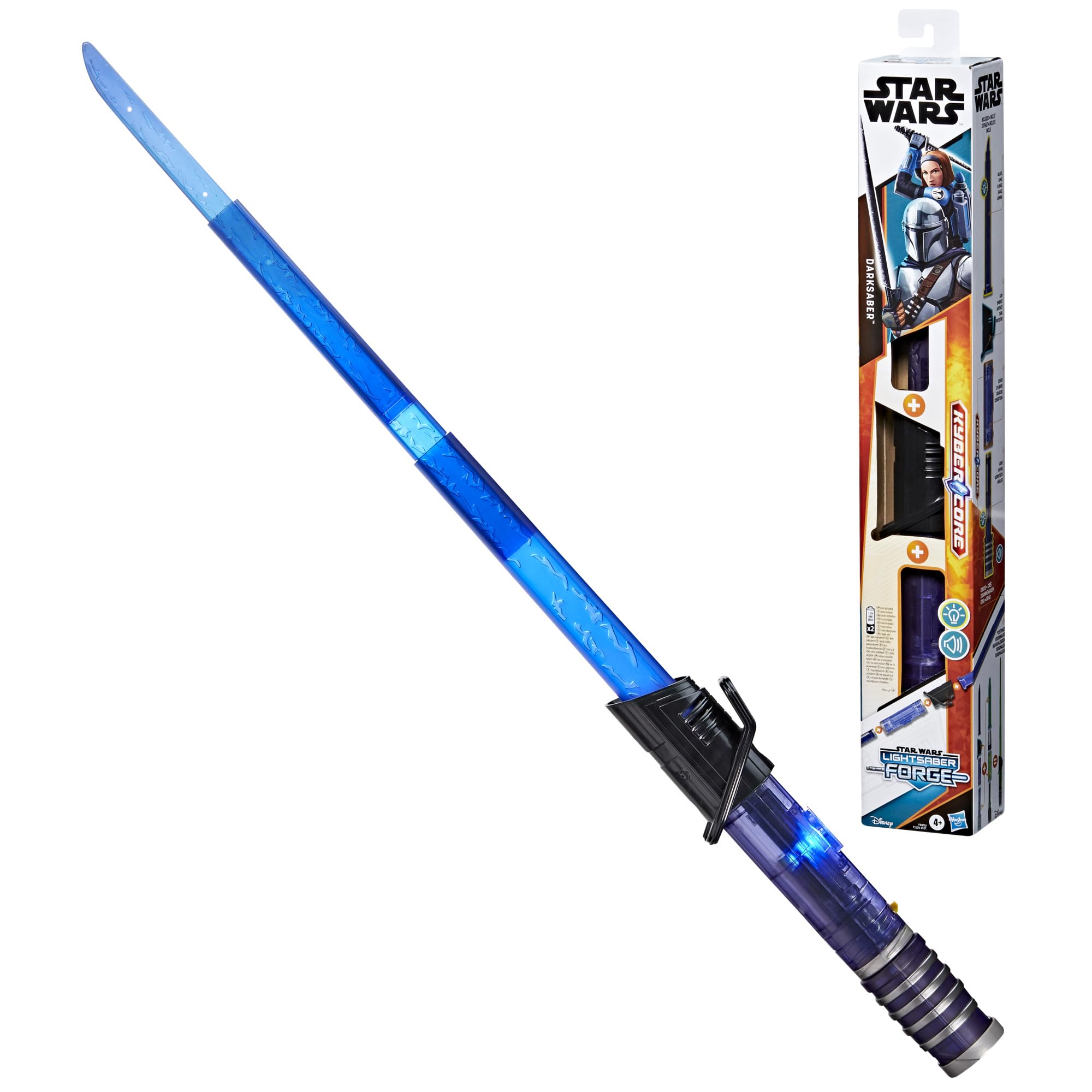 Star Wars Lightsaber Forge Kyber Core Darksaber, Customisable Electronic Lightsaber