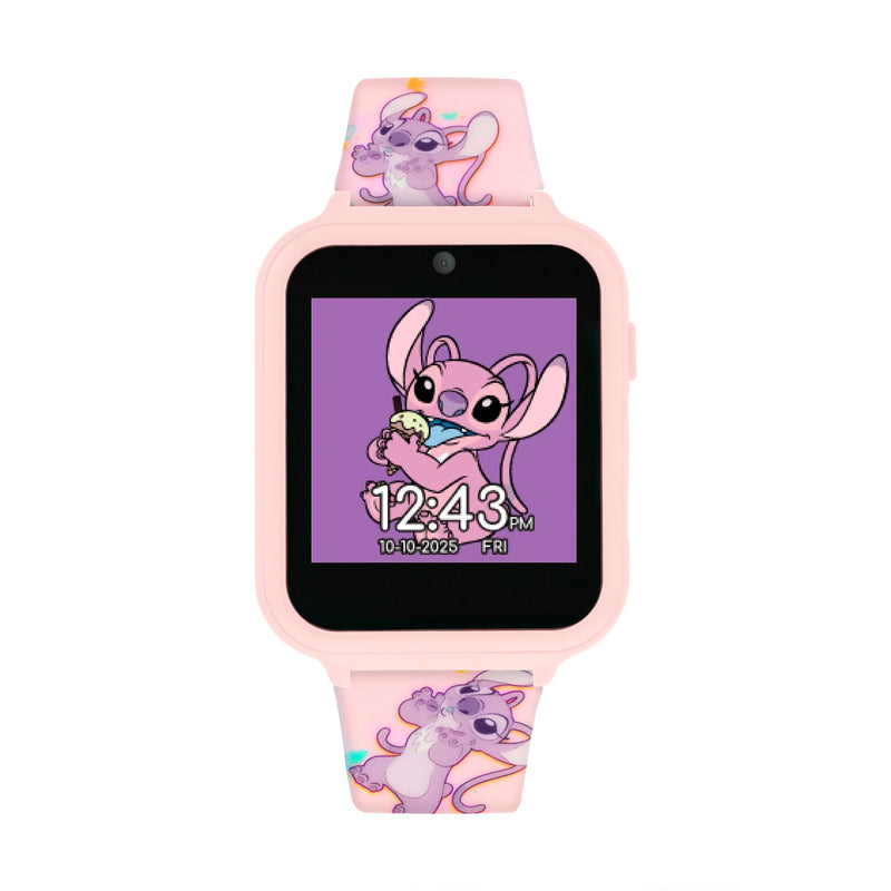 Disney Angel Pink Printed Interactive Smart Watch