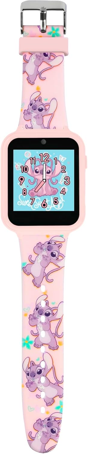 Disney Angel Pink Printed Interactive Smart Watch