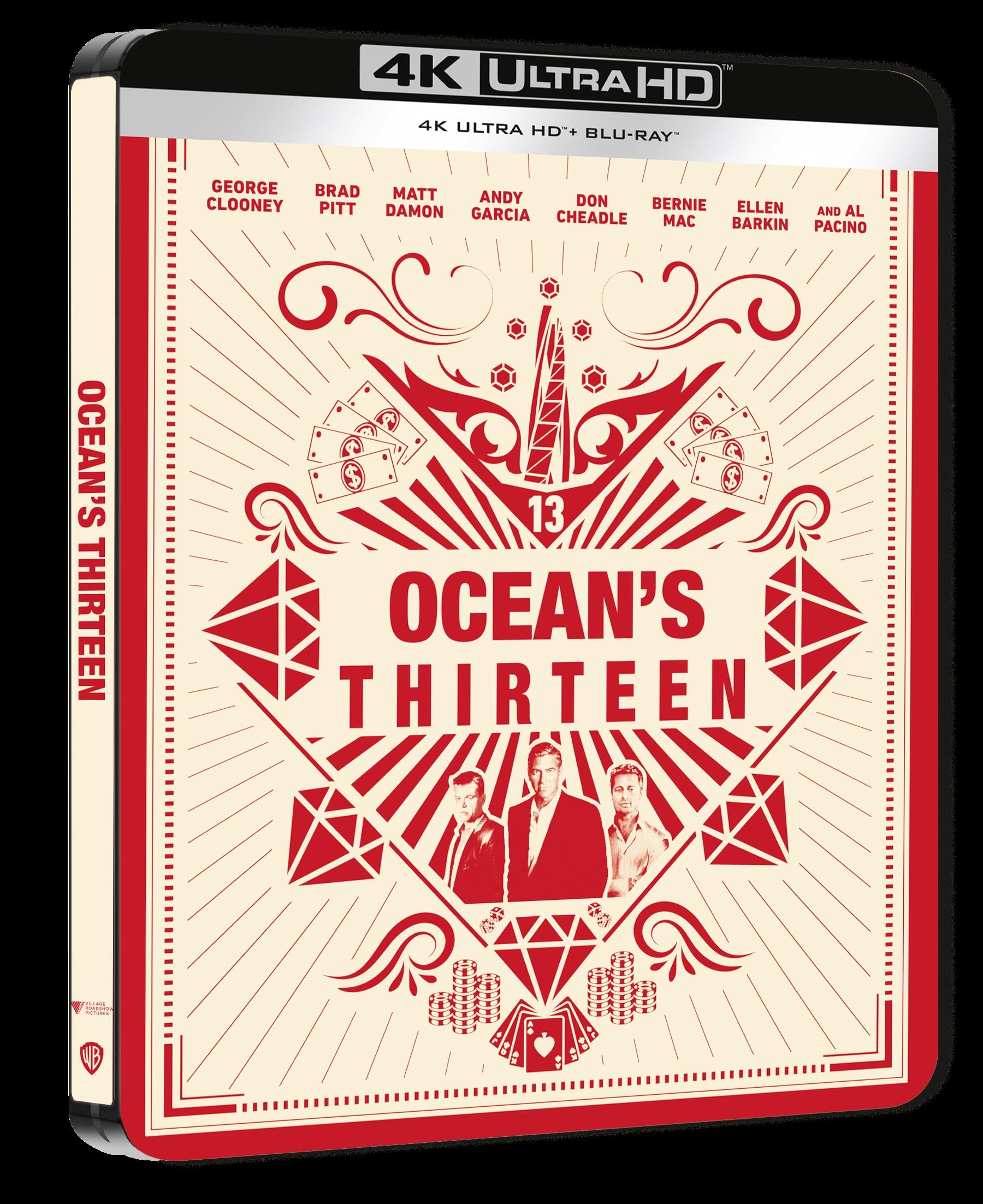 OCEAN'S THIRTEEN STEELBOOK (4K Ultra HD + Blu-ray