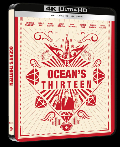 OCEAN'S THIRTEEN STEELBOOK (4K Ultra HD + Blu-ray