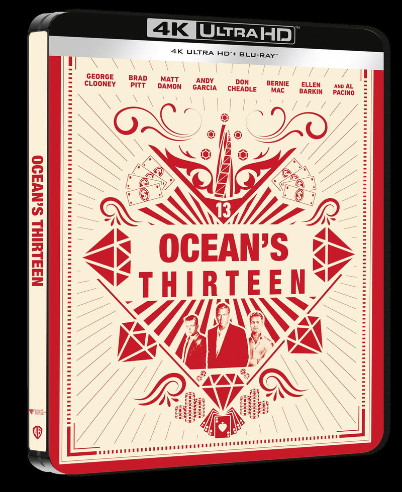 OCEAN'S THIRTEEN STEELBOOK (4K Ultra HD + Blu-ray