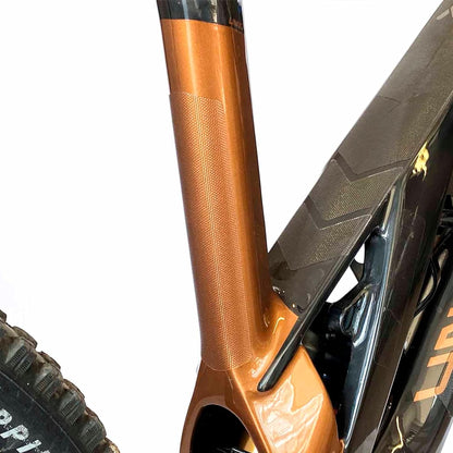 All Mountain Style | E-Bike MTB Frame Protector | Electric Bike Frame Adhesive Protector | Protects Your Bike from Scratches and Bumps | Clear Model