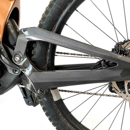 All Mountain Style | E-Bike MTB Frame Protector | Electric Bike Frame Adhesive Protector | Protects Your Bike from Scratches and Bumps | Clear Model