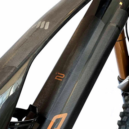 All Mountain Style | E-Bike MTB Frame Protector | Electric Bike Frame Adhesive Protector | Protects Your Bike from Scratches and Bumps | Clear Model