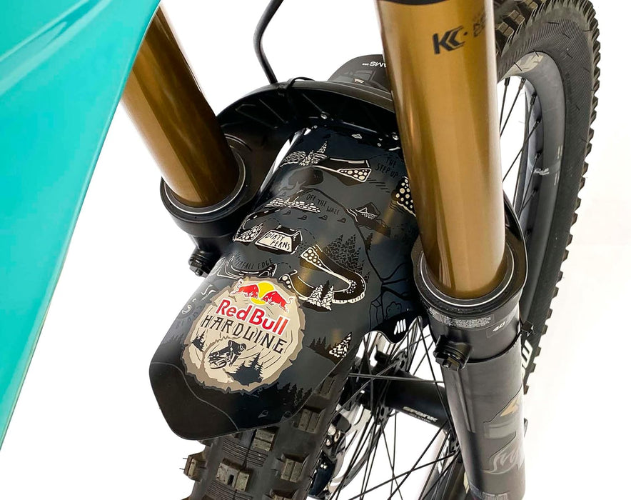 All Mountain Style Schutzblech Vorderreifen Fahrrad – Robust & Stilvoll – Schützt vor Matsch und Wasser, Gabelschutz