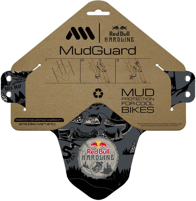 All Mountain Style Schutzblech Vorderreifen Fahrrad – Robust & Stilvoll – Schützt vor Matsch und Wasser, Gabelschutz