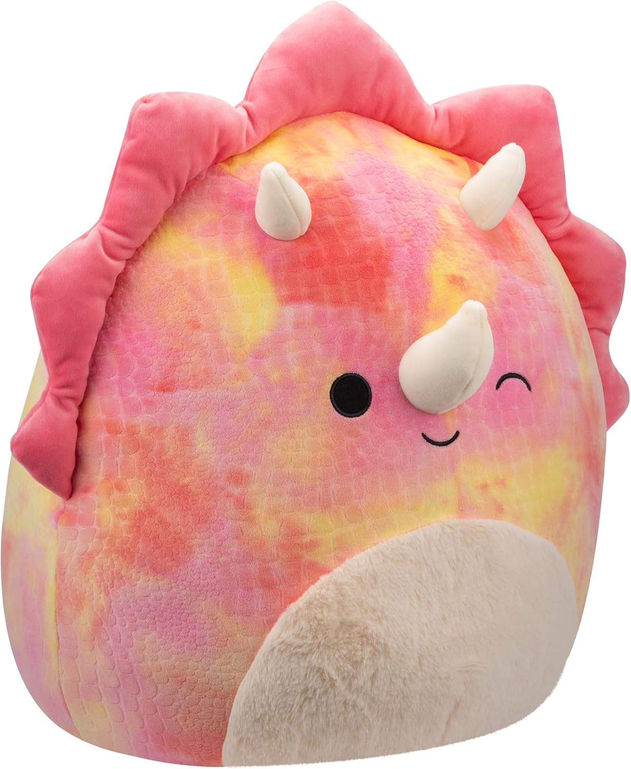 Squishmallows SQCR05478 - Trinity der rosa Triceratops 40 cm, offizielles Jazwares Plüsch, superweiches Kuscheltier