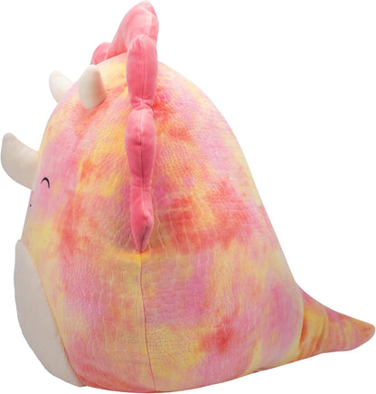 Squishmallows SQCR05478 - Trinity der rosa Triceratops 40 cm, offizielles Jazwares Plüsch, superweiches Kuscheltier