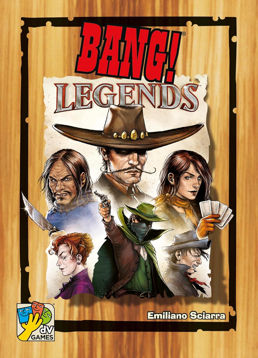 daVinci Editrice | Bang - Legends | Card Game | Ages 8+ | 4-7 Players | 30-40 Minutes Playing Time