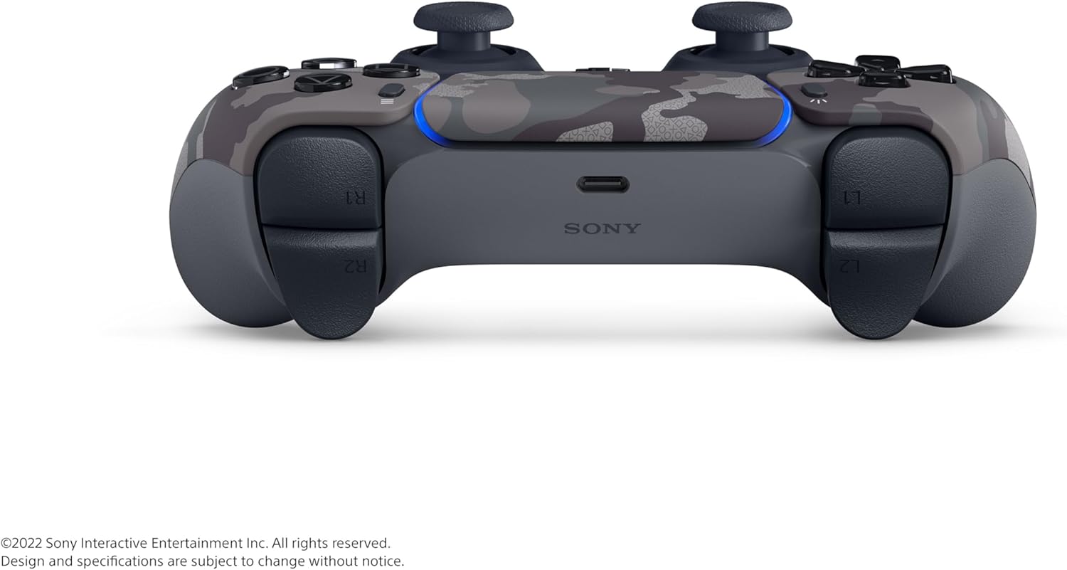Sony Official PlayStation 5 - DualSense Wireless Controller - Gray Camouflage - US/LATAM (PS5