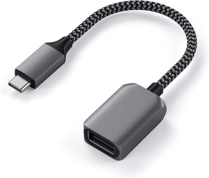 Satechi USB-C to USB 3.0 Adapter Cable – USB Type-C to Type-A Female – For M2/ M1 MacBook Pro/Air, M2/ M1 iPad Pro/Air, M2 Mac Mini, iMac M1 and more