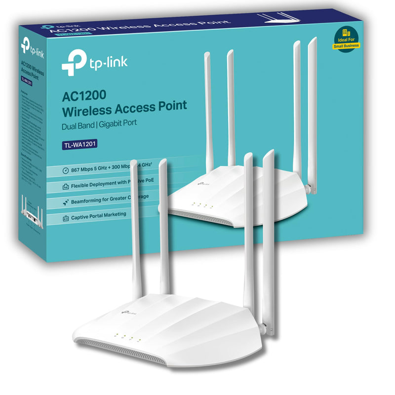 TP-Link Dual Band AX1800 Gigabit Wi-Fi 6 Access Point, Supports Passive PoE, Supports Access Point, Range Extender, Multi-SSID, and Client modes, Boosted Coverage (TL-WA1801