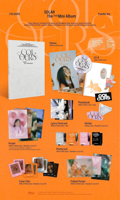 Colours: The 2nd Mini Album (Palette Ver.)