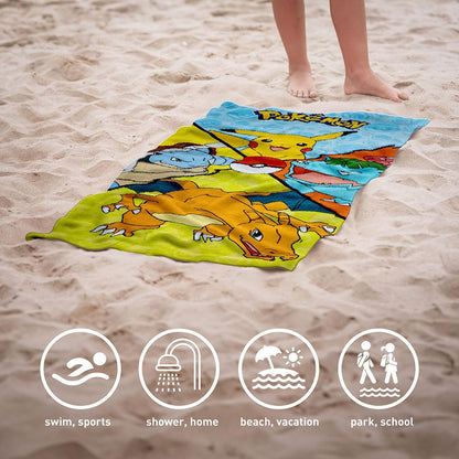 Pokemon Premium Handtuch Starter Pokemon 70 x 140