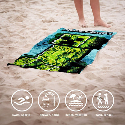 Minecraft Handtuch Premium Creeper 70 x 140 cm