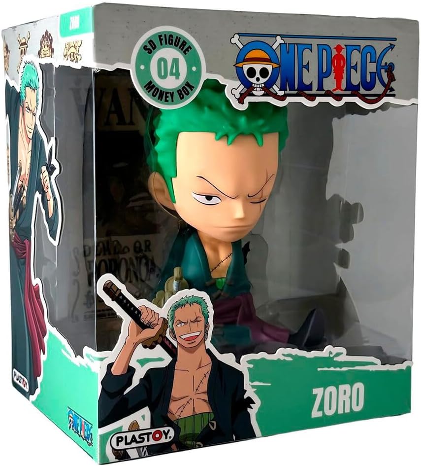 Plastoy - Money Box One Piece : Zoro
